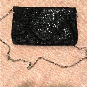 Black sequin bag never worn before